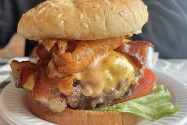 Steve's Burger at Steve's Burgers in Garfield, New Jersey