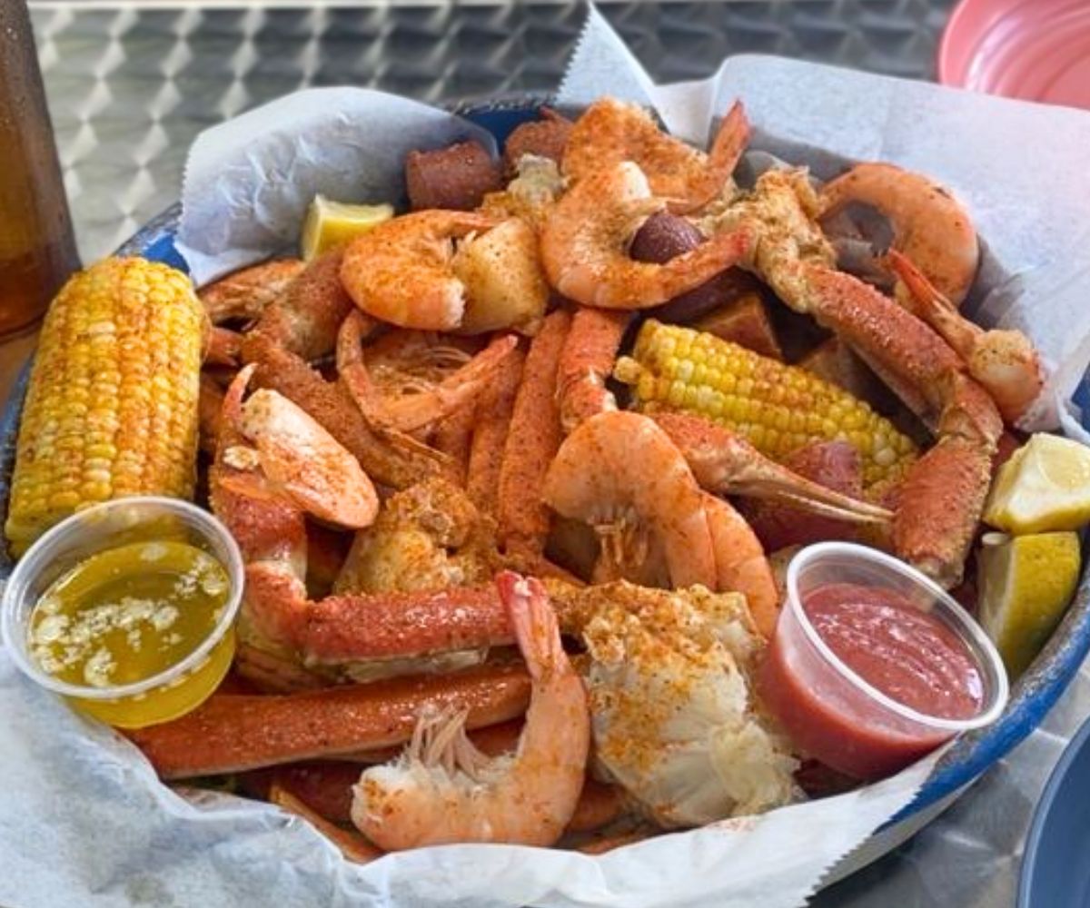 Dockside Delight at Macker Seafood in Daytona Beach, Florida