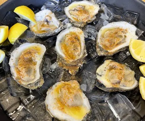 Oysters at Macker Seafood in Daytona Beach, FL
