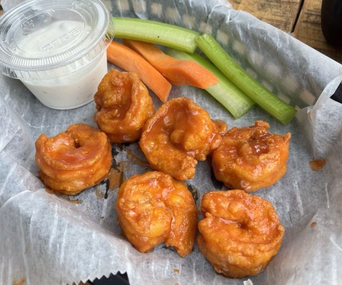 Buffalo Shrimp at Macker Seafood in Daytona Beach, Florida