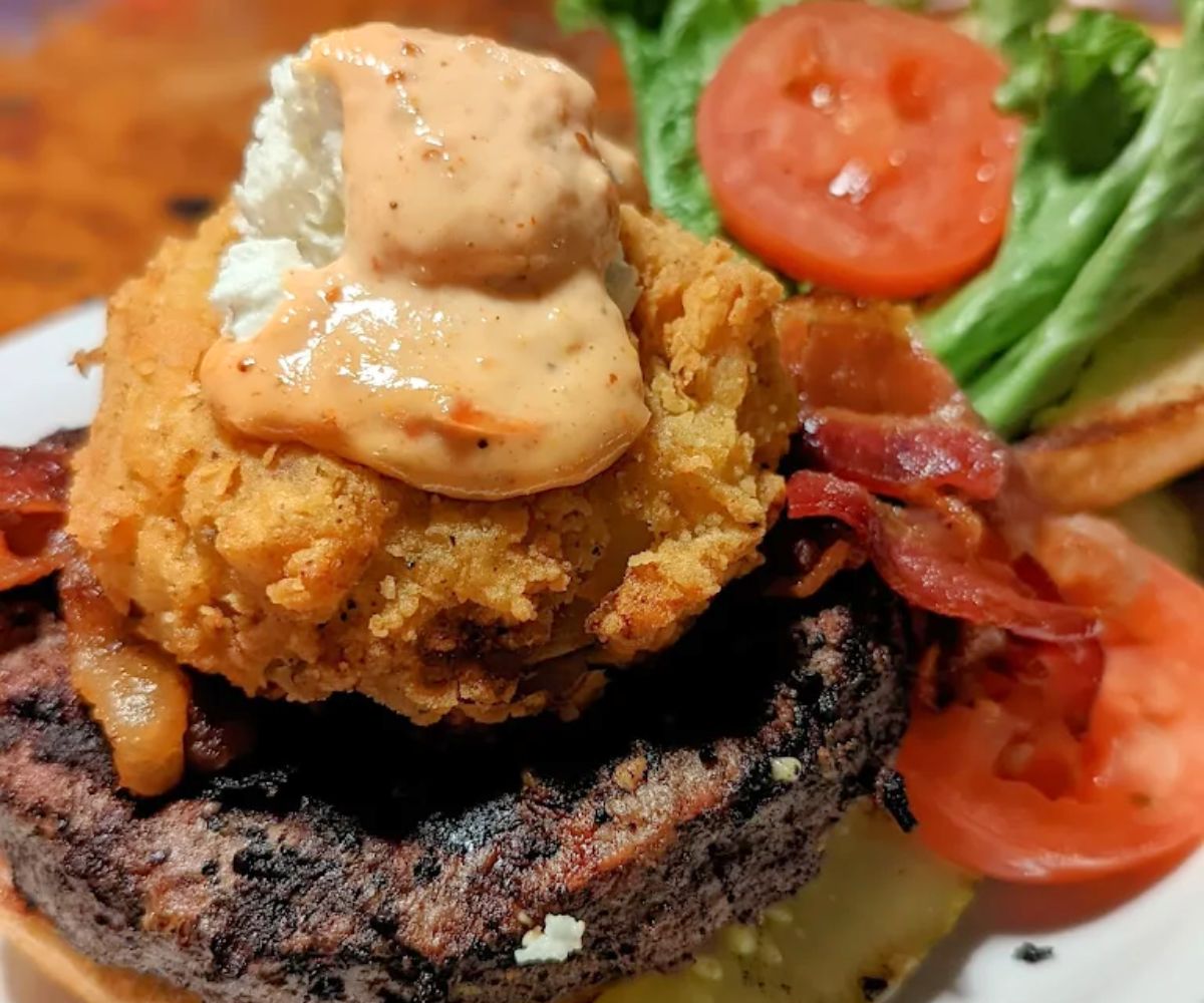 Walden Green Burger at The Rookery in Macon, Georgia