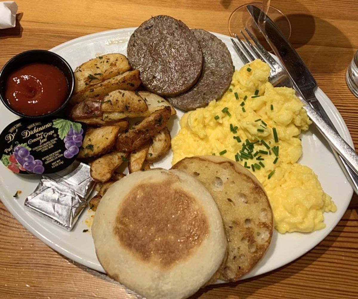 Traditional Breakfast at My Dog Duke's Diner in Lynchburg, Virginia