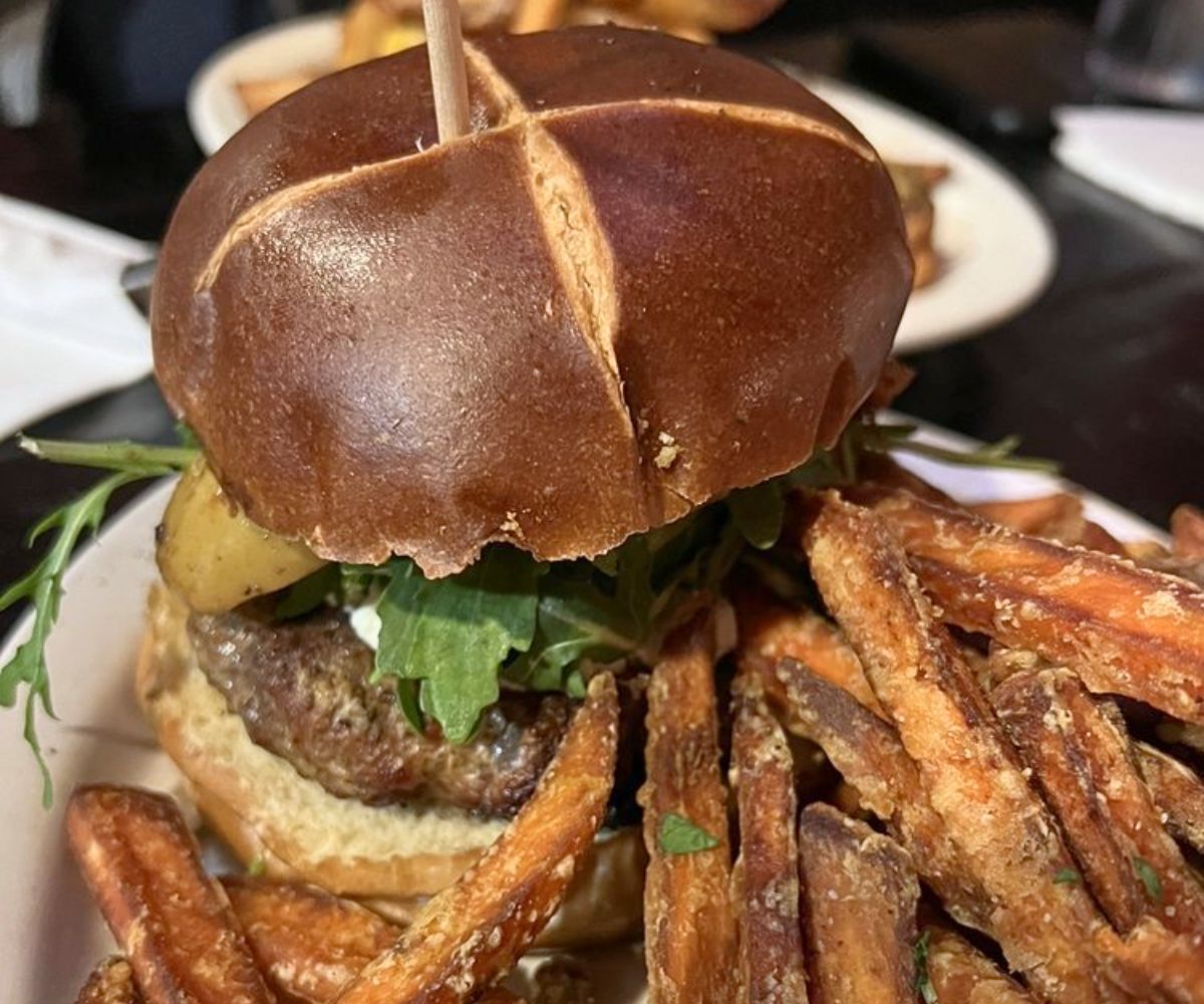 Drunken Pear Burger in Jackson Ave Pub in Naperville, IL