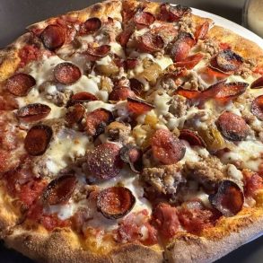 Napoli Bros pizza at Napoli Bros in Chesterfield, Missouri