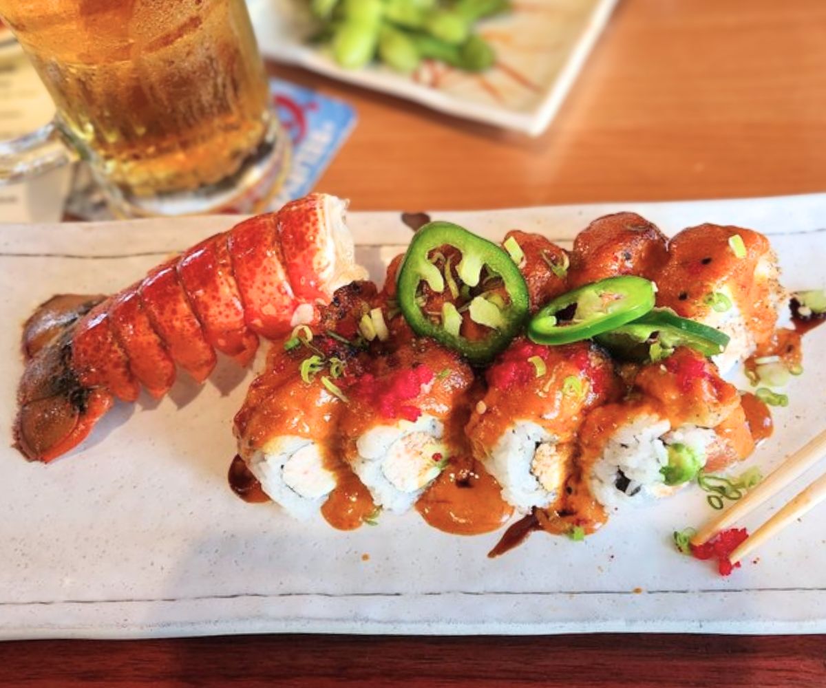 Lobster Roll at Oishi Teri Sushi Bar in Modesto, CA