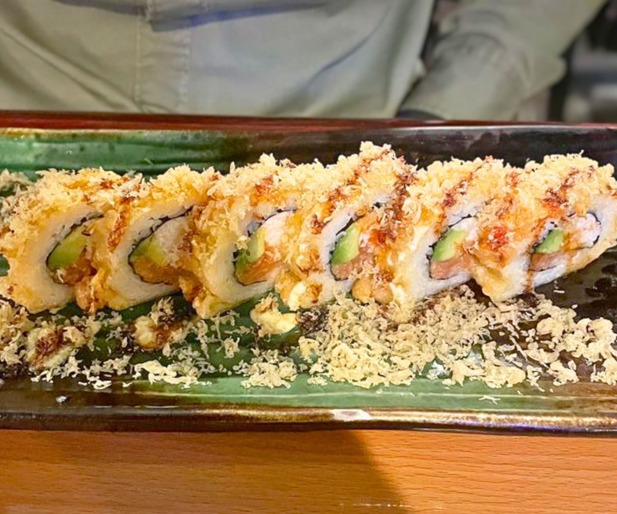 Crunch N Munch Roll at Oishi Teri Sushi Bar in Modesto, California