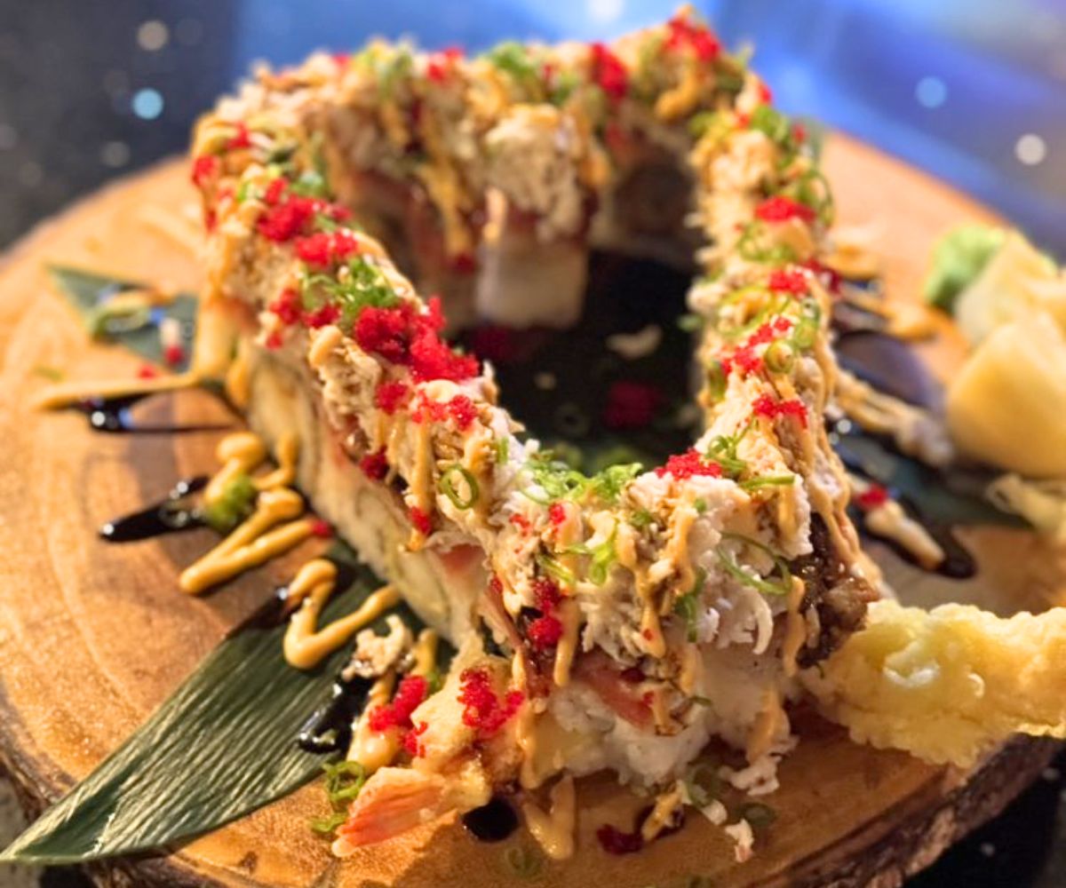 Godzilla Roll at Oishi Teri Sushi Bar in Modesto, CA