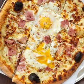 Lumberjack Pizza at Blackbird Woodfire in Fargo, North Dakota