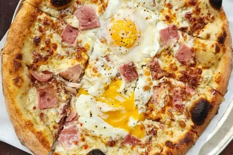 Lumberjack Pizza at Blackbird Woodfire in Fargo, North Dakota