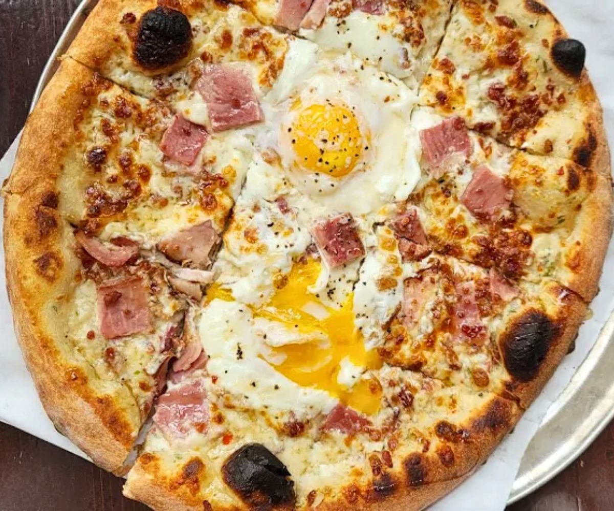 Lumberjack Pizza at Blackbird Woodfire in Fargo, North Dakota