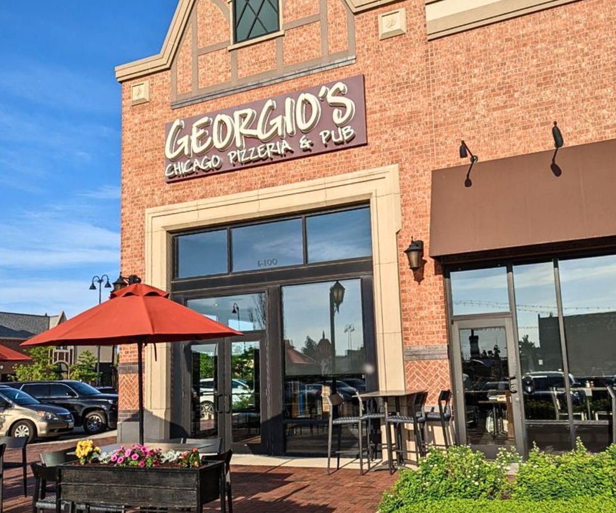 Outside of Georgio's in South Barrington, IL