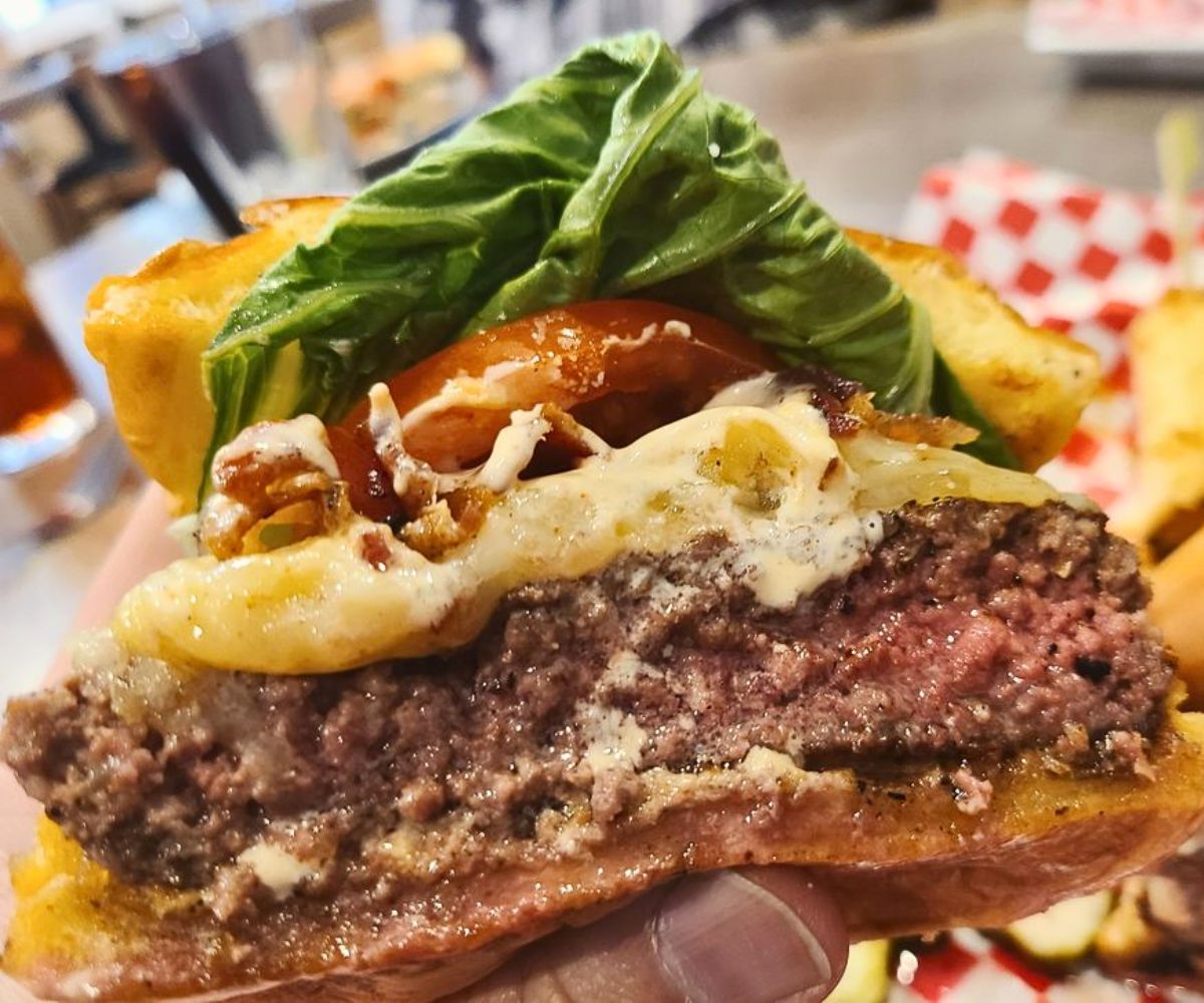 Jalisco Burger at Lola's in Roswell, Georgia