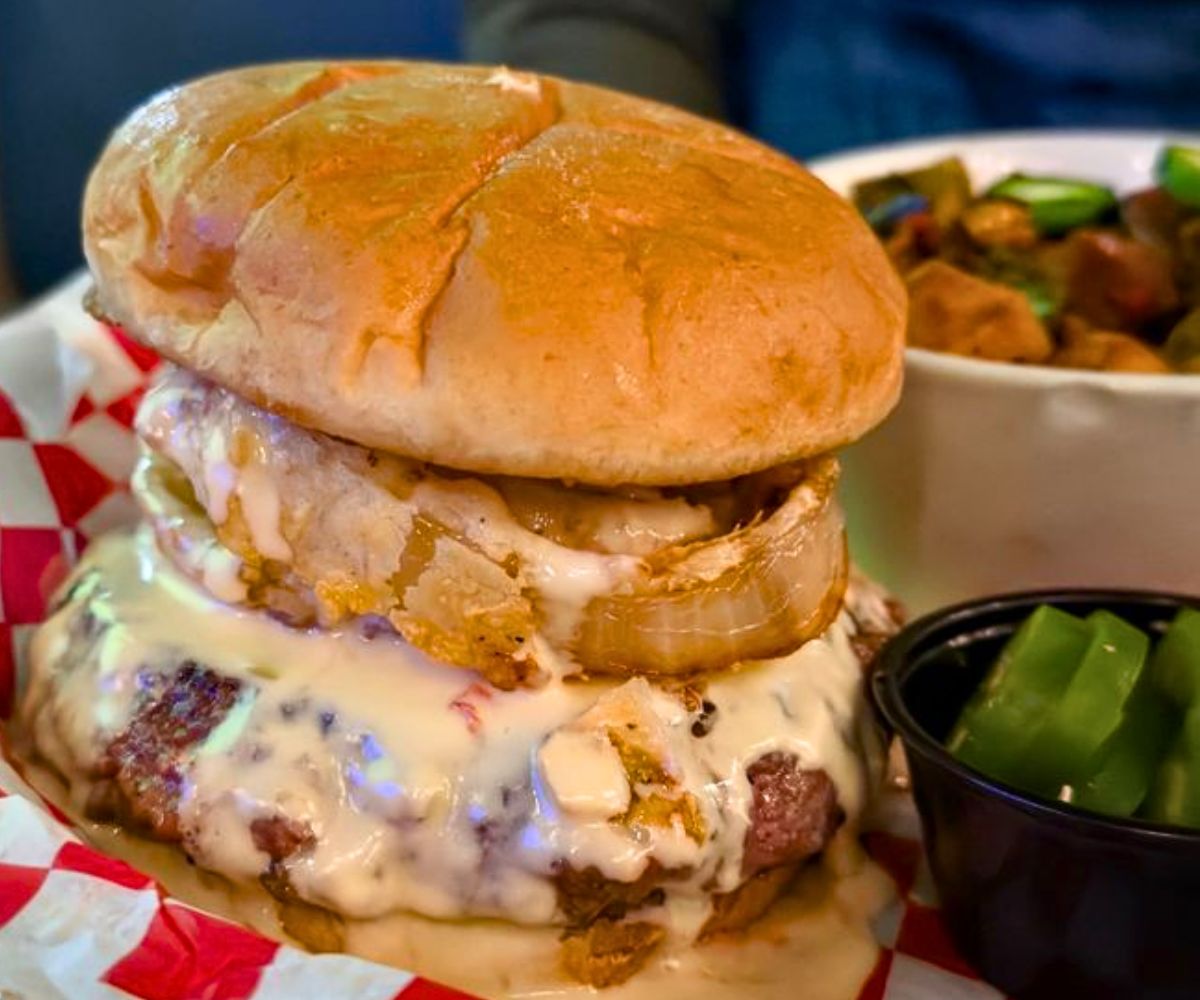 Queso Crunch at Lola's in Roswell, Georgia