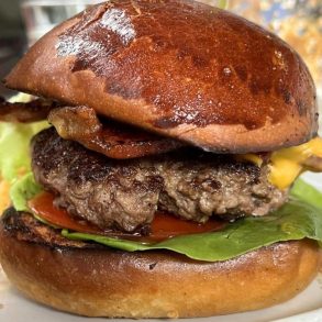 Montana Burger at Revelry in Bozeman, MT