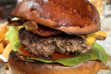 Montana Burger at Revelry in Bozeman, MT