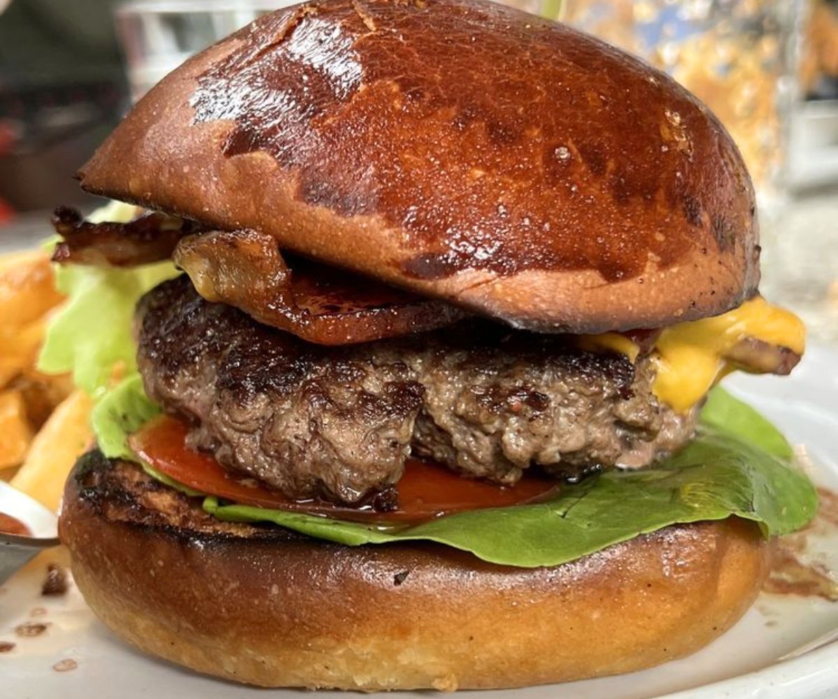 Montana Burger at Revelry in Bozeman, MT