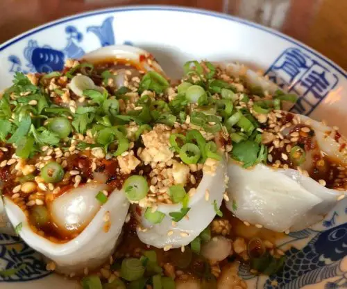 Pork and Cabbage Dumplings at Jackrabbit Filly in North Charleston, South Carolina