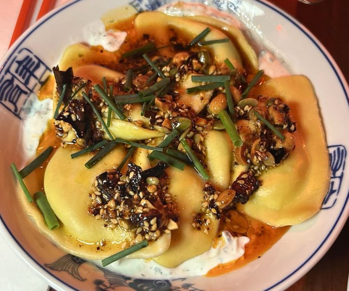 Potato and Leek Dumplings at North Charleston, South Carolina