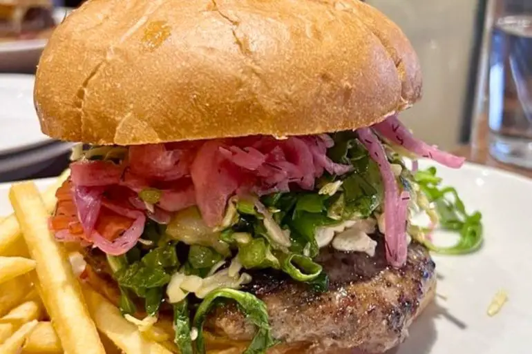 Kung Fu Lamb Burger at Zig Zag in Greenwood Village, Colorado