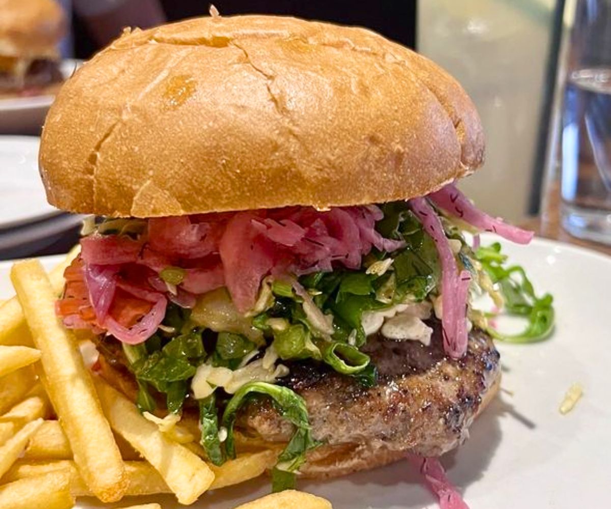 Kung Fu Lamb Burger at Zig Zag in Greenwood Village, Colorado