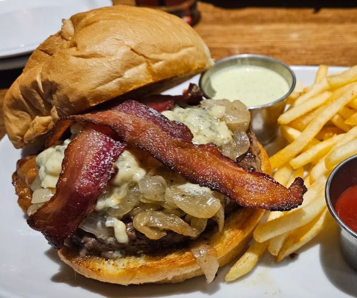 Bubba's Blue Burger at Zig Zag Smokin' Burger in Greenwood Village, CO