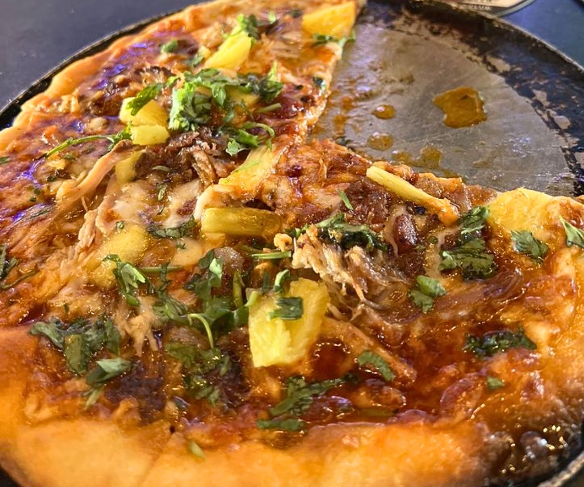 Pork Al Pastor Pizza at Martin City in Lee's Summit, Thailand