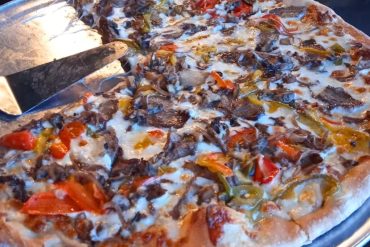 Philly Cheesesteak Pizza at Martin City in Lee's Summit, Missouri