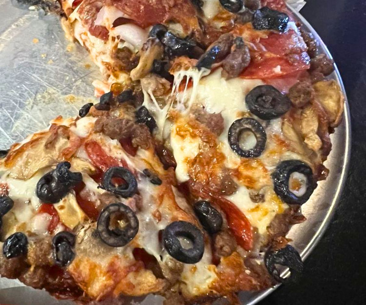 Ultimate Pan Pizza at C.A. Sarducci's Pizzeria in Gulfport, Mississippi