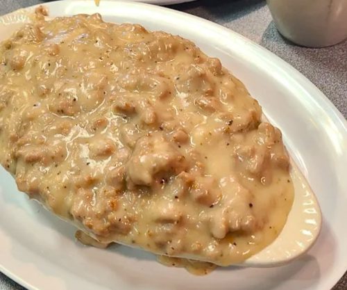 Biscuits and Gravy at Joe's Cafe in Orem, Utah