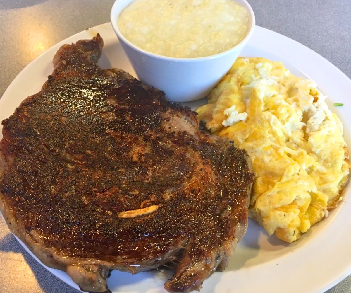 Steak and Eggs at Joe's Cafe in Orem, Utah