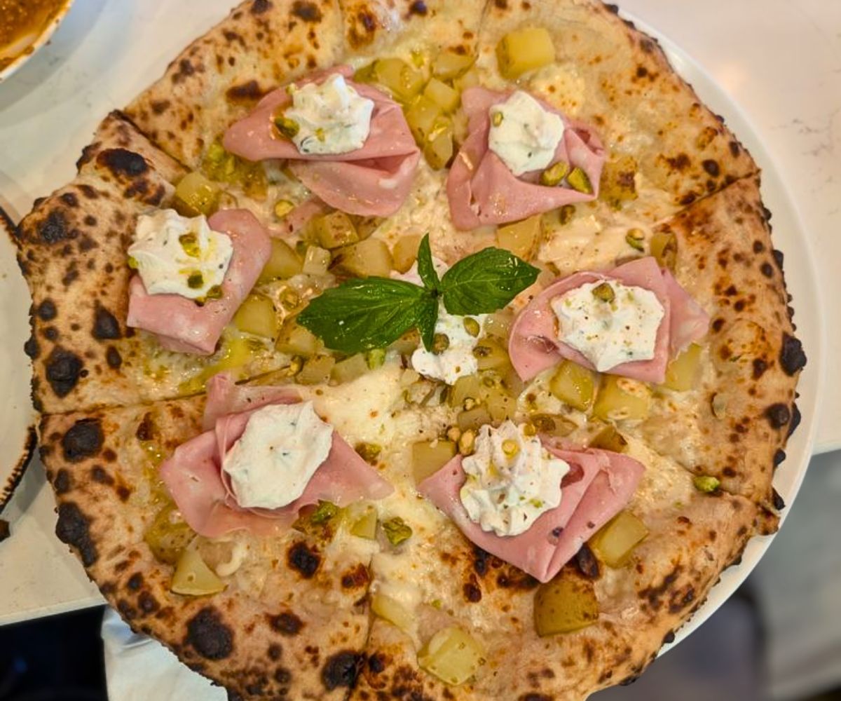 Patate Pizza at Ema Rossi Pizzeria in Rockville, MD