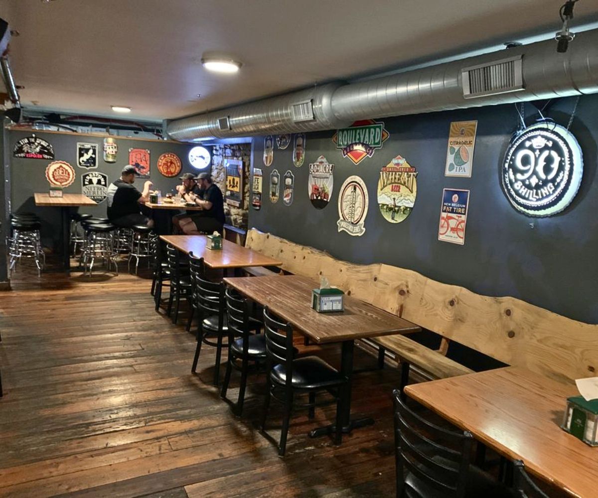 interior of The Burger Stand in Lawrence, KS