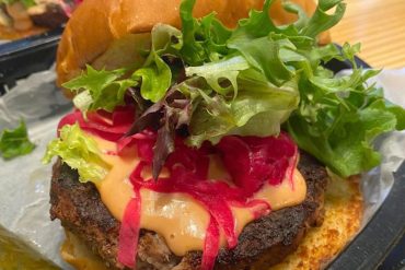 Kobe Burger at The Burger Stand in Lawrence, Kansas