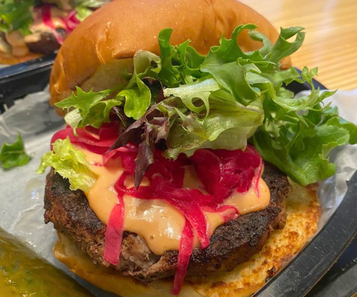 Kobe Burger at The Burger Stand in Lawrence, Kansas