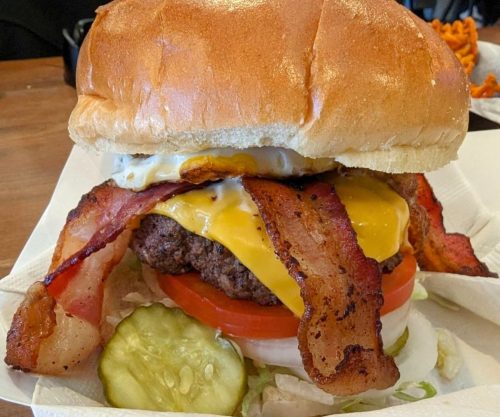 Stella's Staple Burger at Stella's Bar and Grill in Bellevue, Nebraska