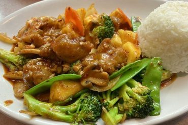 TJ's Pineapple Chicken at Tee Jay's Corner Cafe in Carson City, Nevada