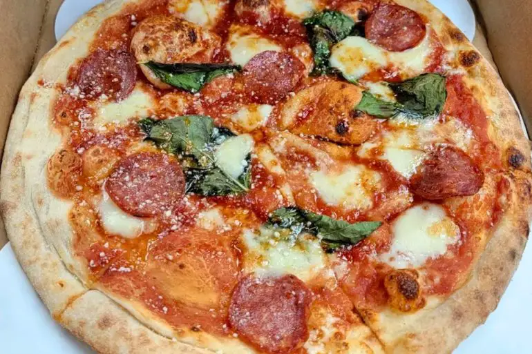 Angry Beekeper at Old Scratch Pizza in Dayton, Ohio