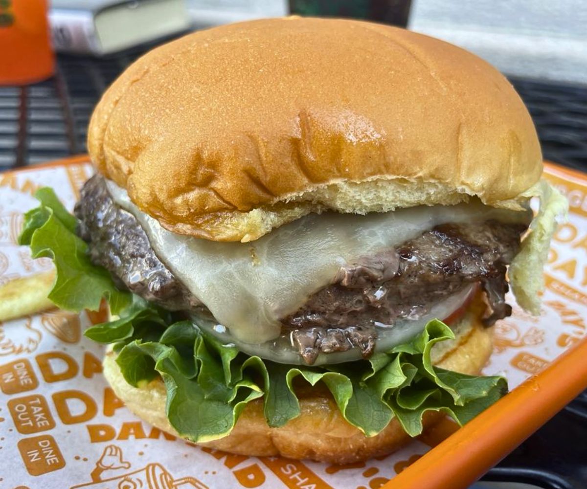 Original Burger at Dan & Day's Burgers & Shakes in Montclair, New Jersey