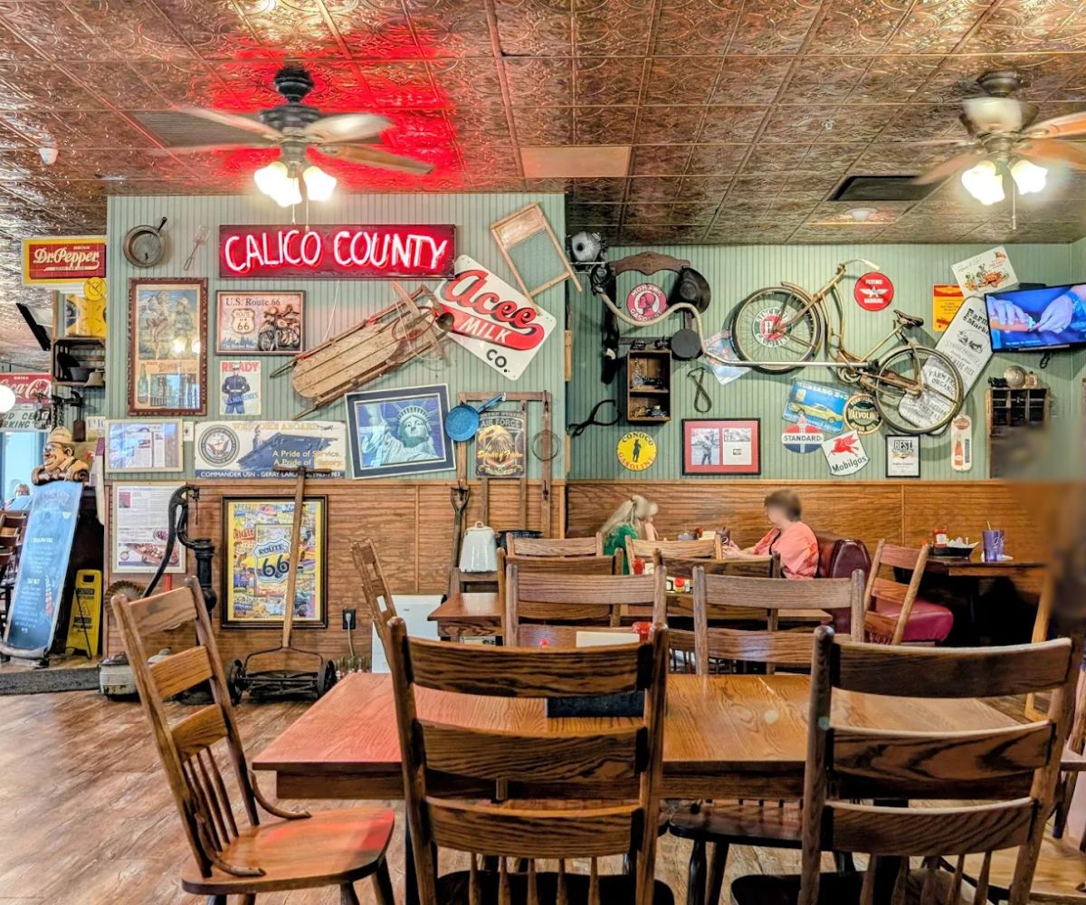 interior of Calico County Restaurant in Fort Smith, Arkansas