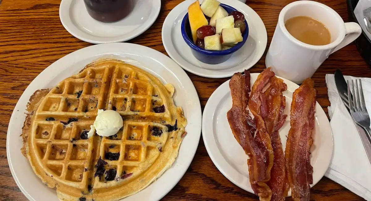 Waffle Combo at Calico County Restaurant in Fort Smith, Arkansas