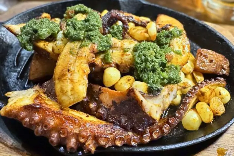 Pulpo Anticuchero at Embarcadero 41 in Sunrise, Florida