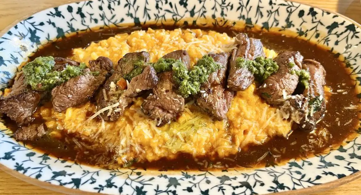 Risotto de Rocoto with Lomo: at Embarcadero 41 in Sunrise, Florida