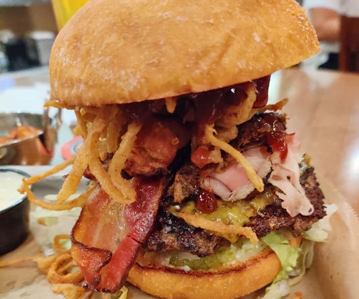 Big Pig Burger at Taphouse 41 in Sioux Falls, South Dakota