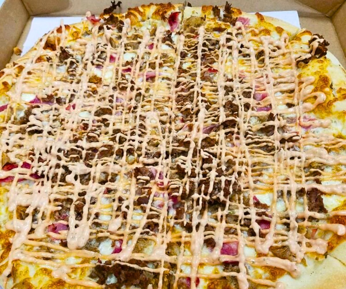 Tripleta Pizza at Eliu's Hole in the Wall in Lowell, Massachusetts