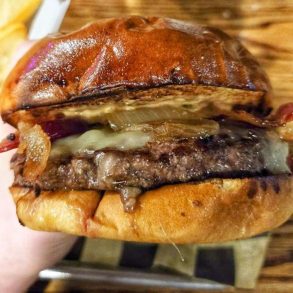 RT 10 Burger at Hungry Bull Burger Co in Plainville, Connecticut