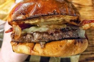 RT 10 Burger at Hungry Bull Burger Co in Plainville, Connecticut