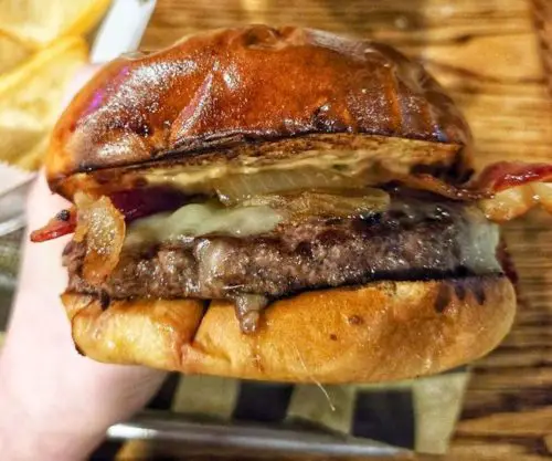 RT 10 Burger at Hungry Bull Burger Co in Plainville, Connecticut