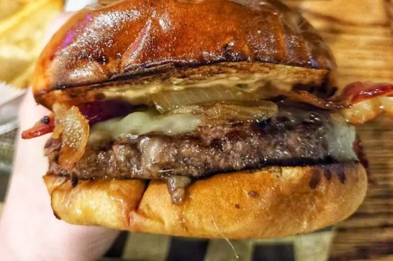 RT 10 Burger at Hungry Bull Burger Co in Plainville, Connecticut