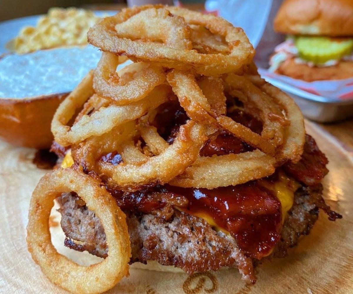 Hungry Bull Burger at The Hungry Bull in Plainville, Connecticut