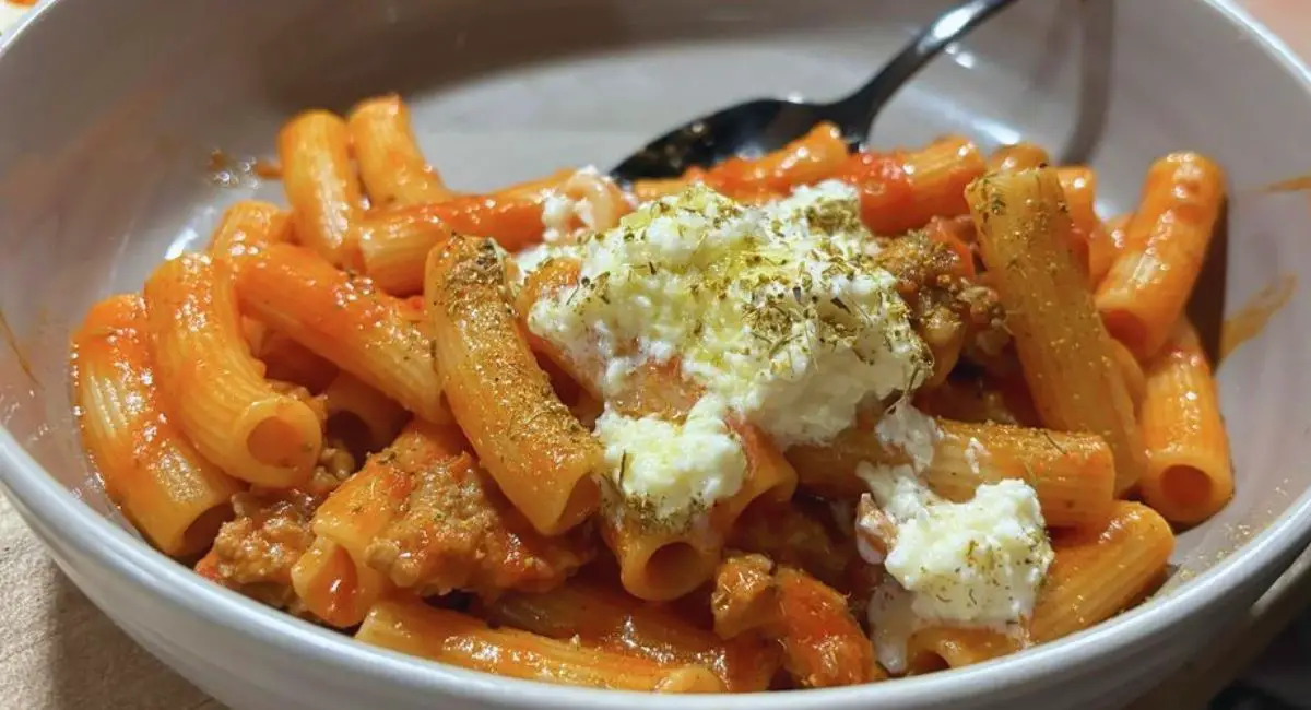 Rigatoni Pasta at Osteria DOP in Eugene, Oregon
